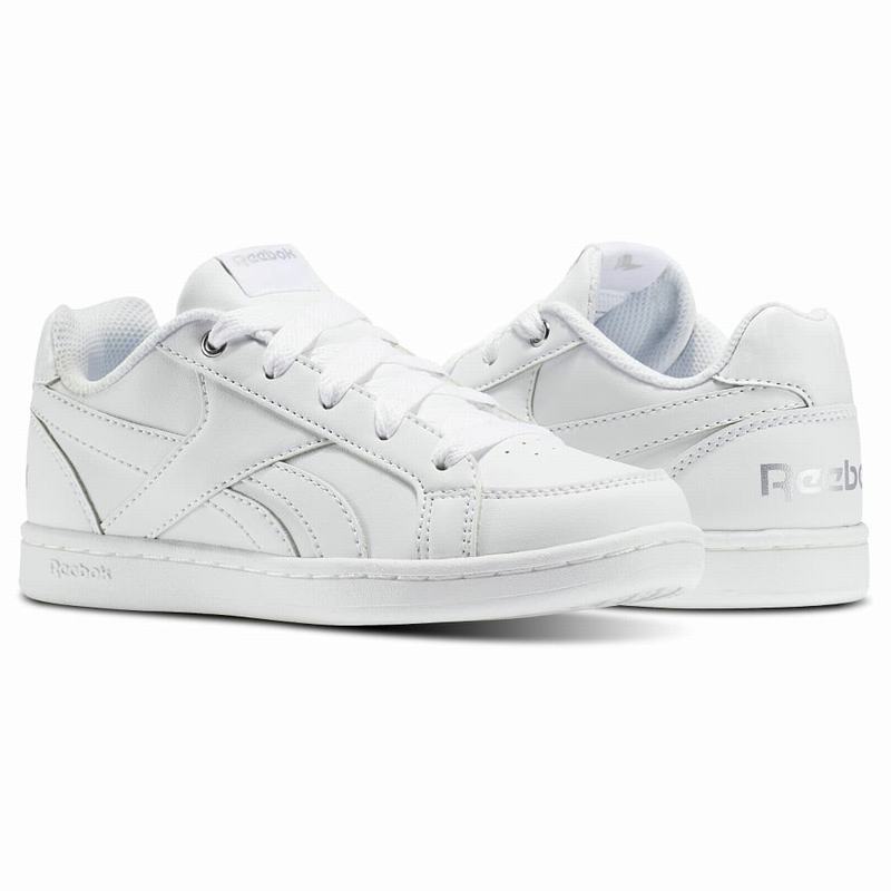 Tenisi Reebok Royal Prime Baieti Albi/Argintii Romania VC4556AZ